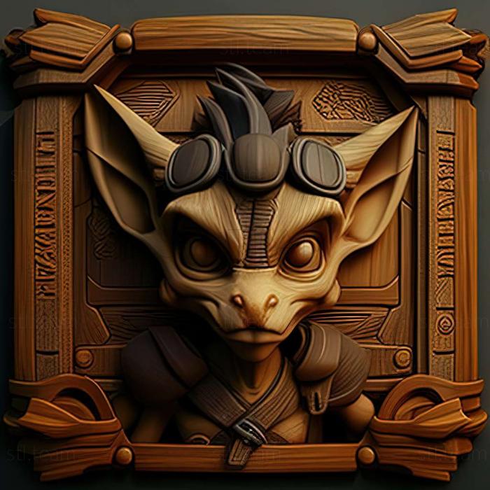 3D model The Jak and Daxter Collection game (STL)